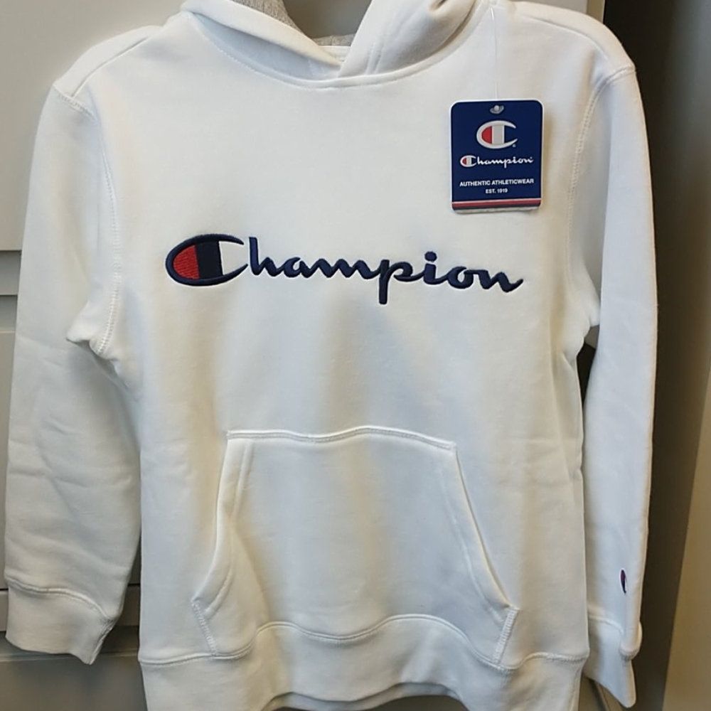 NWT white champion hoodie